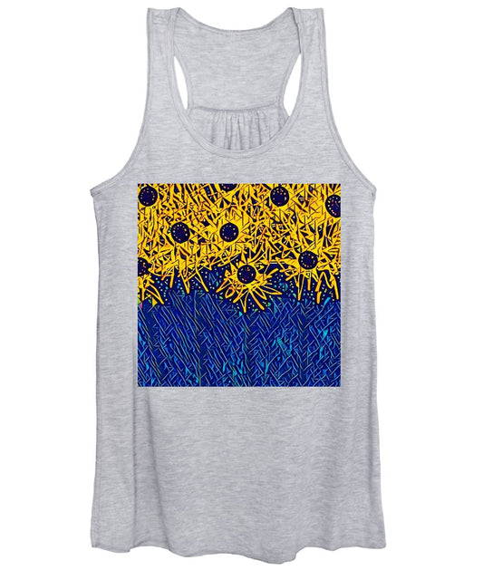 Abstracted Asteraceae - Women's Tank Top