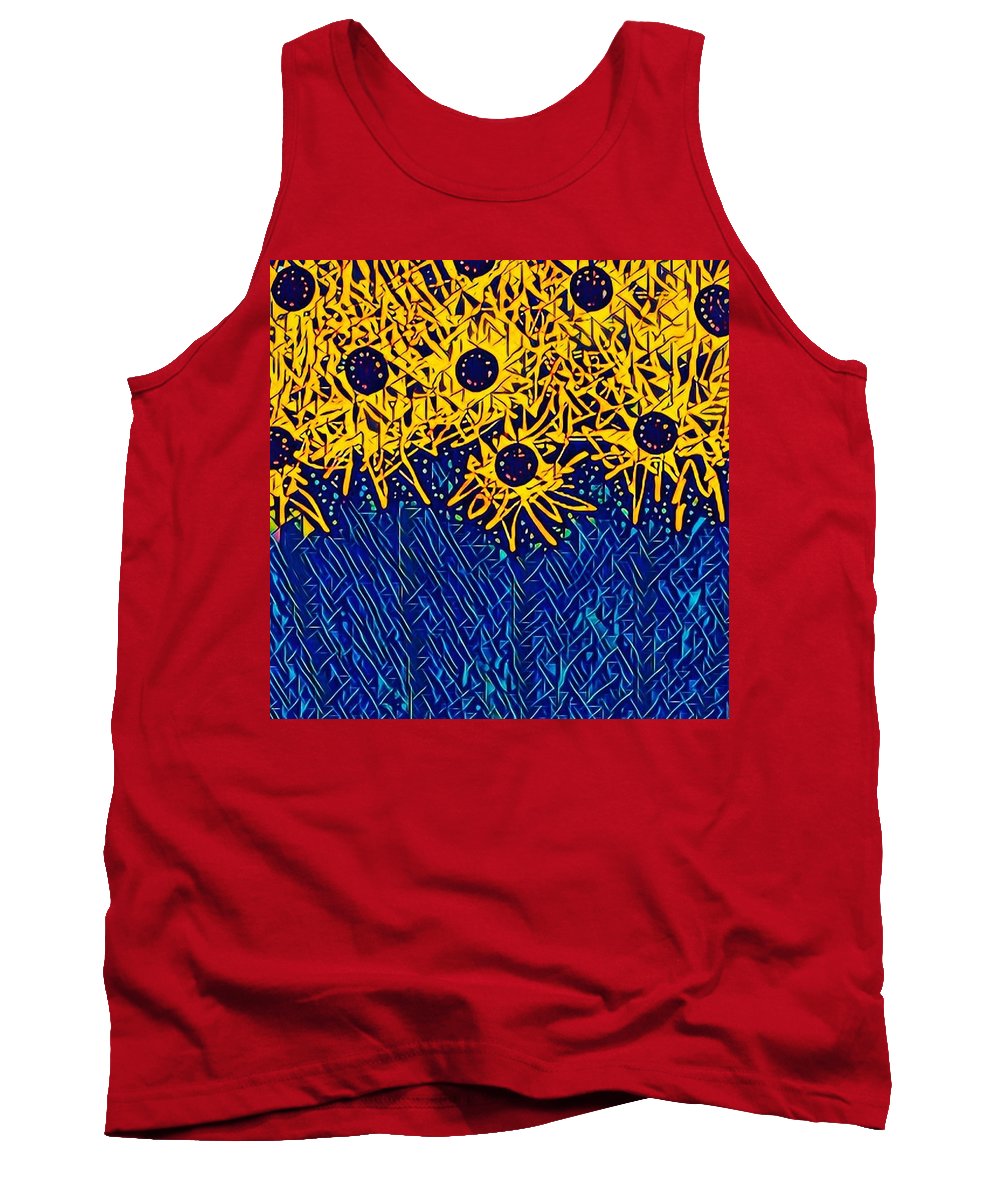 Abstracted Asteraceae - Tank Top