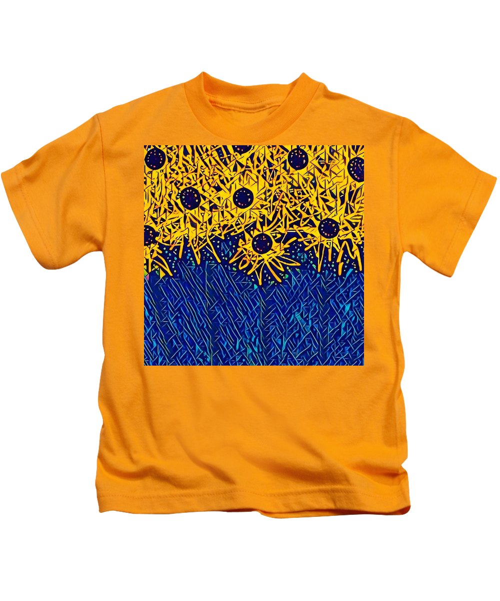 Abstracted Asteraceae - Kids T-Shirt