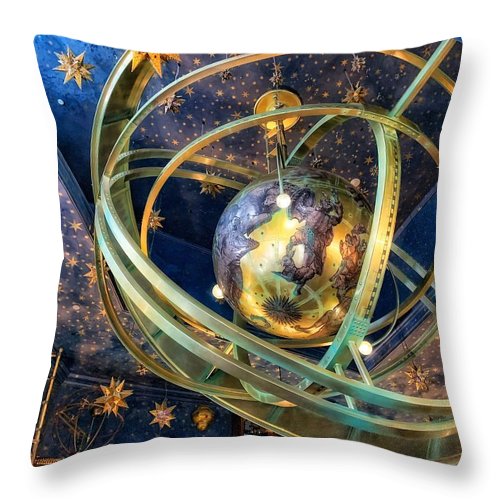 Armillary Sphere - Throw Pillow