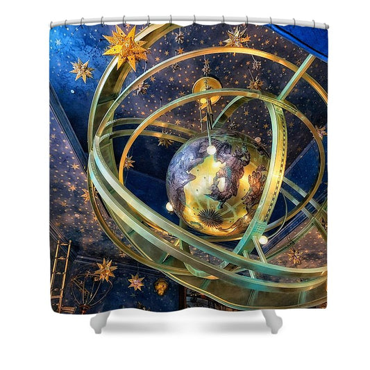 Armillary Sphere - Shower Curtain