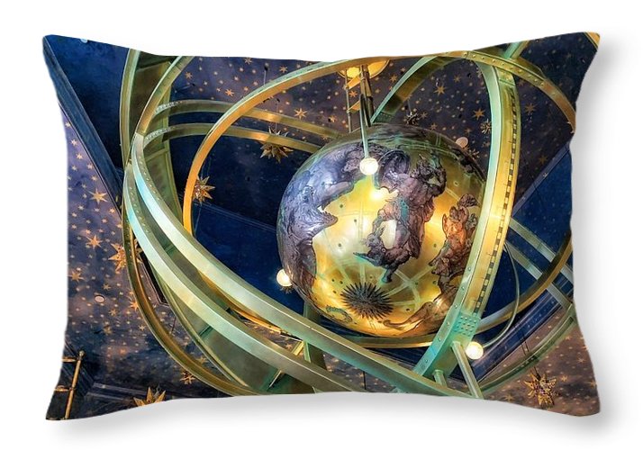 Armillary Sphere - Throw Pillow