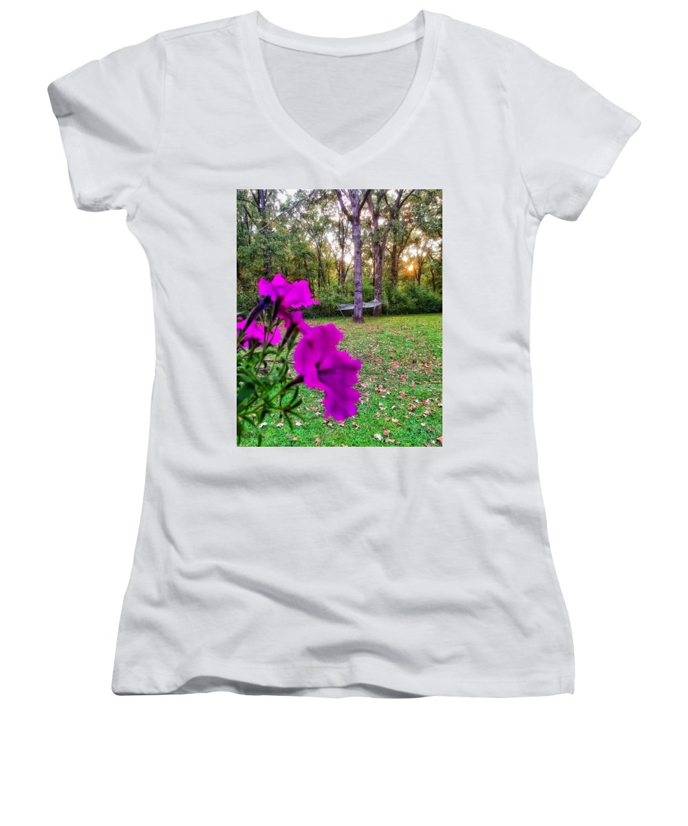 Backyard Bliss - Women's V-Neck