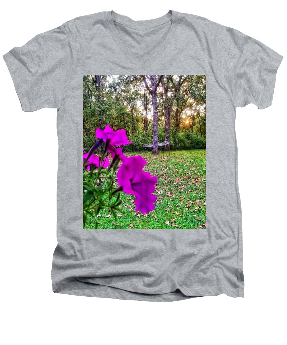 Backyard Bliss - Men's V-Neck T-Shirt