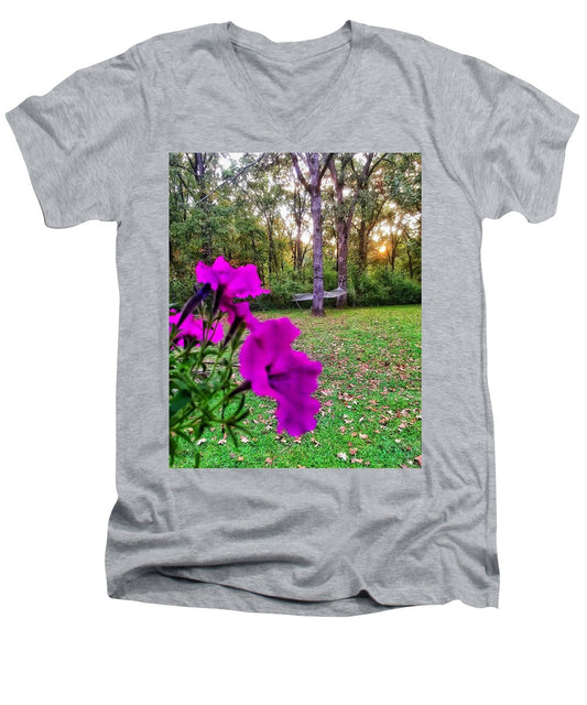 Backyard Bliss - Men's V-Neck T-Shirt