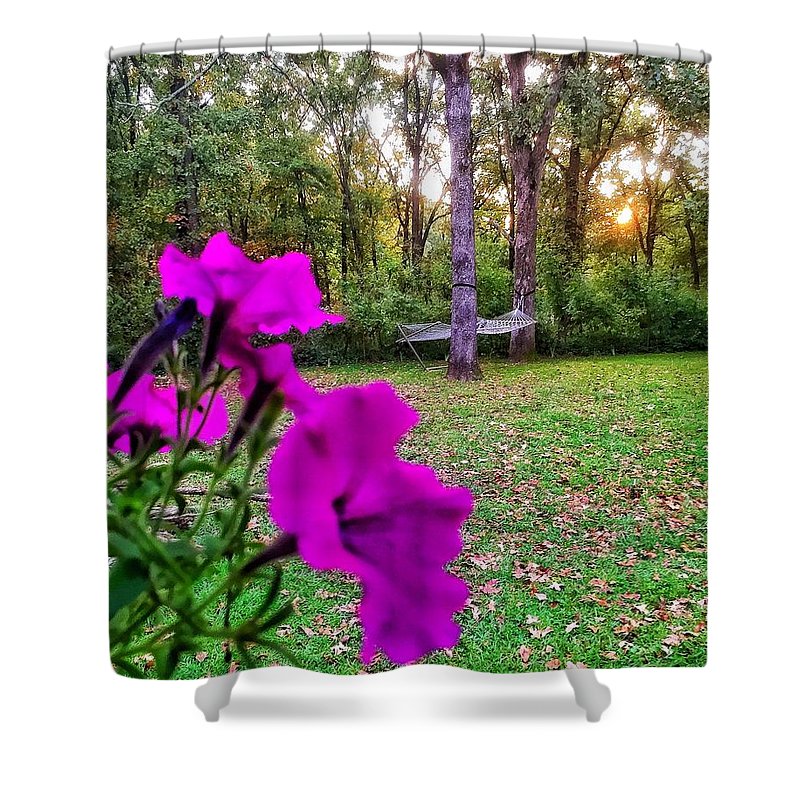 Backyard Bliss - Shower Curtain