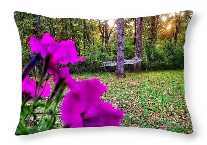 Backyard Bliss - Throw Pillow