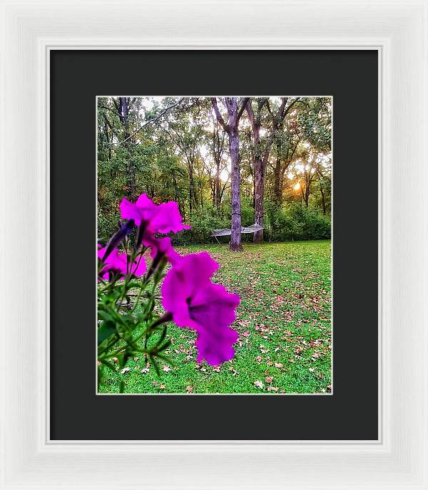 Backyard Bliss - Framed Print