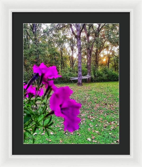 Backyard Bliss - Framed Print