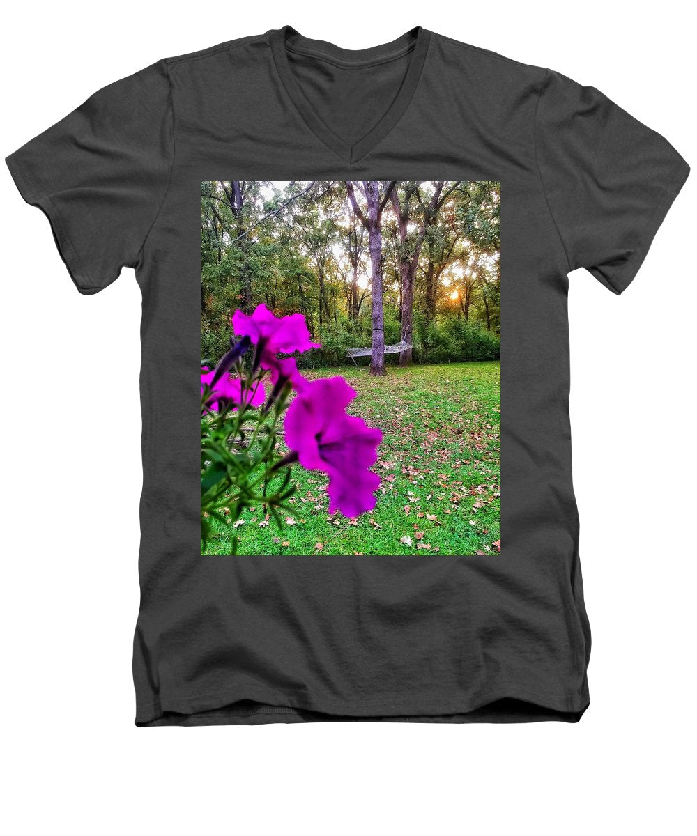 Backyard Bliss - Men's V-Neck T-Shirt