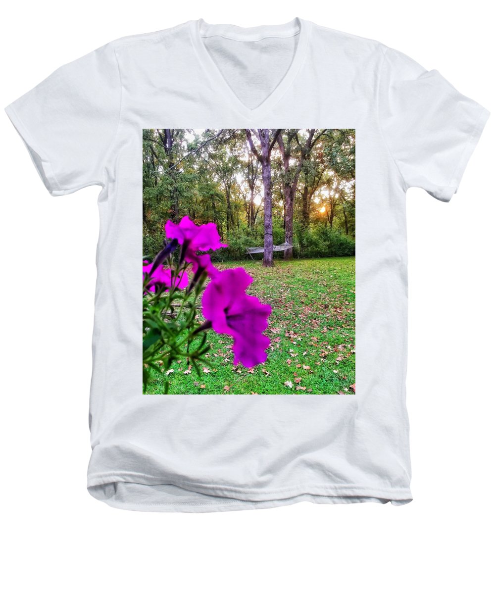 Backyard Bliss - Men's V-Neck T-Shirt