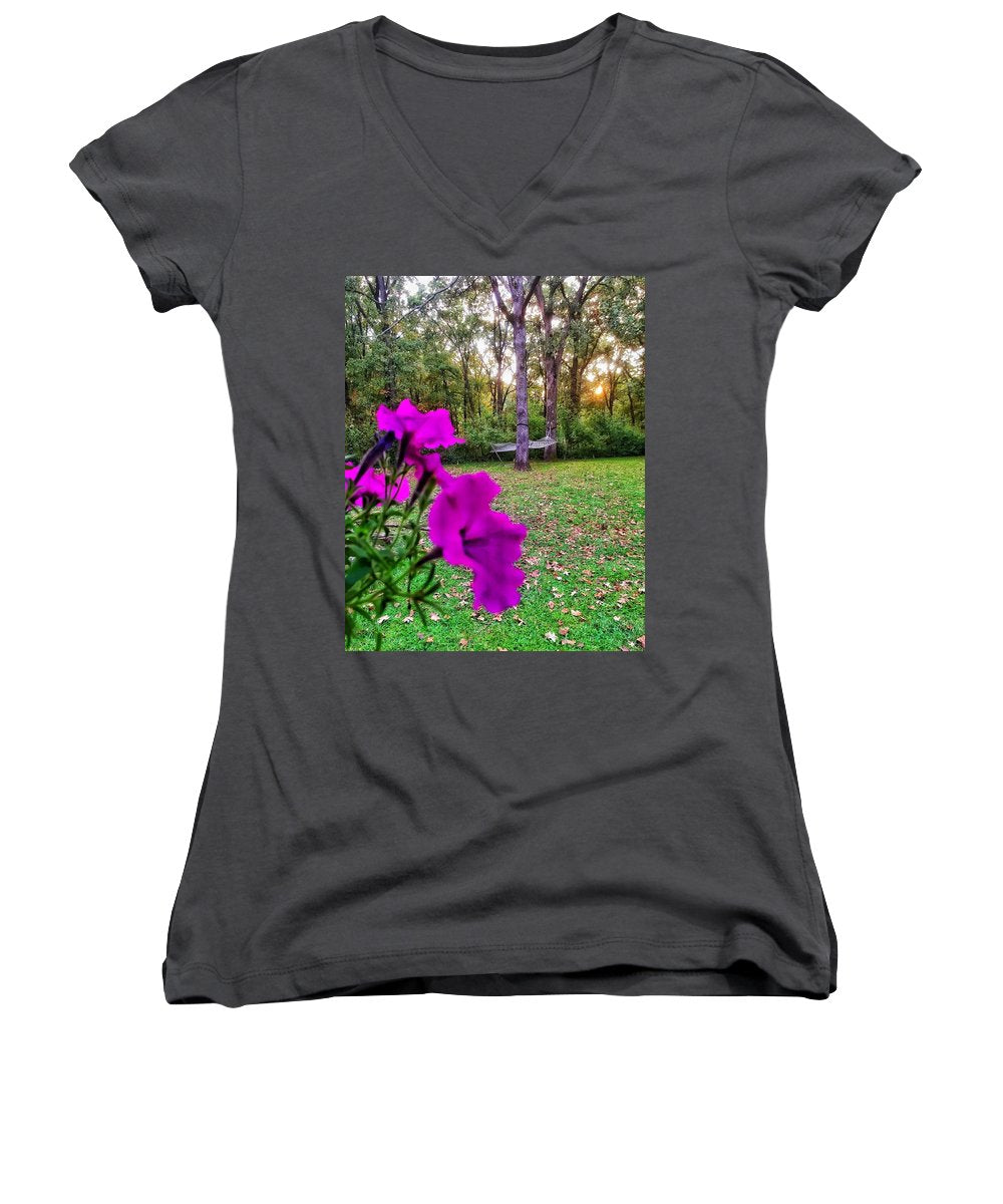 Backyard Bliss - Women's V-Neck