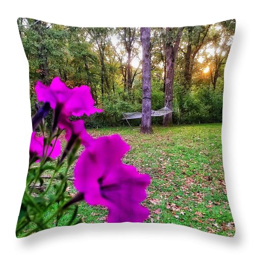 Backyard Bliss - Throw Pillow