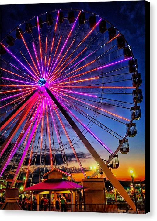 Branson Wheel - Canvas Print