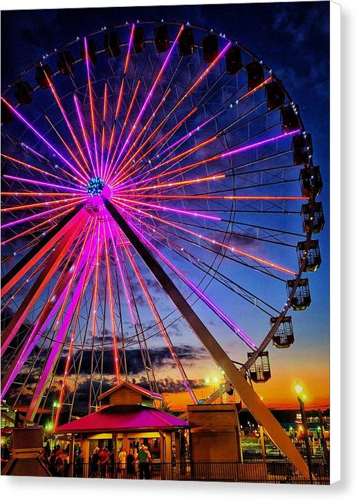 Branson Wheel - Canvas Print