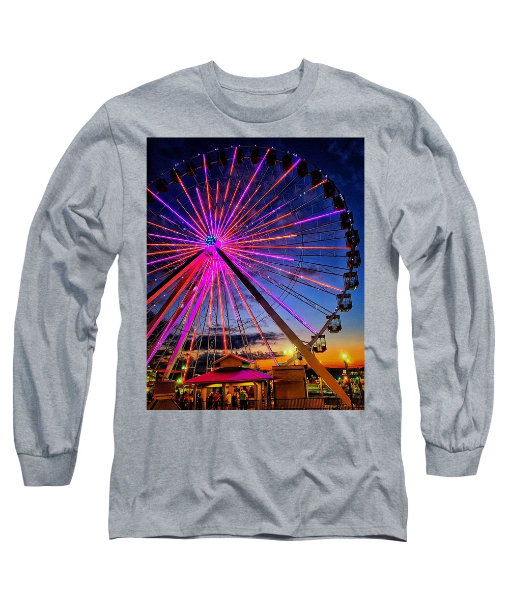 Branson Wheel - Long Sleeve T-Shirt