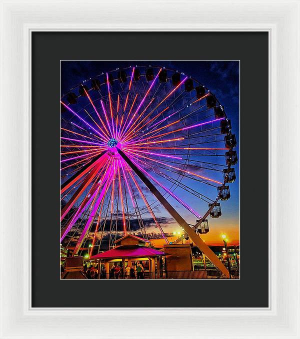 Branson Wheel - Framed Print