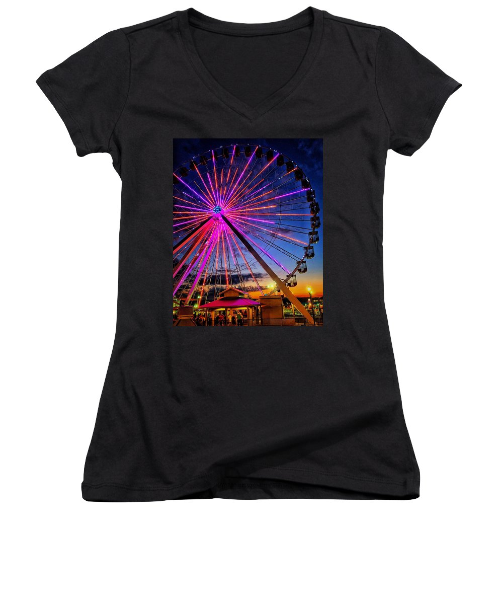 Branson Wheel - Women's V-Neck