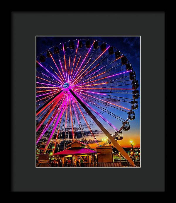 Branson Wheel - Framed Print