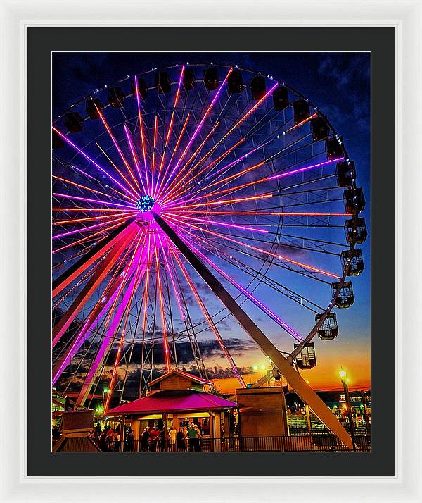 Branson Wheel - Framed Print