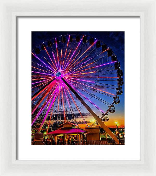 Branson Wheel - Framed Print