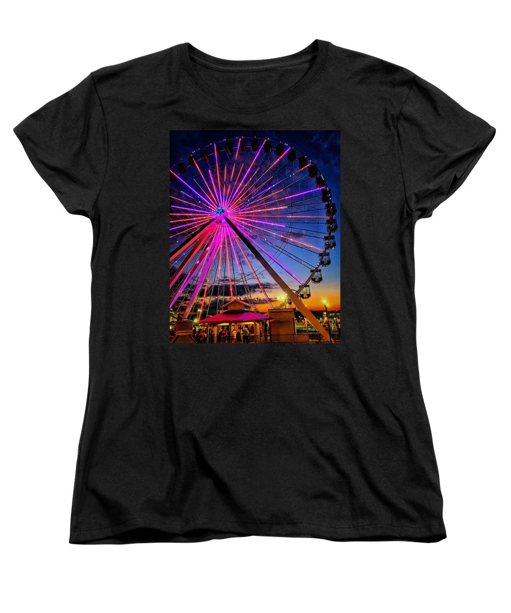 Branson Wheel - Women's T-Shirt (Standard Fit)