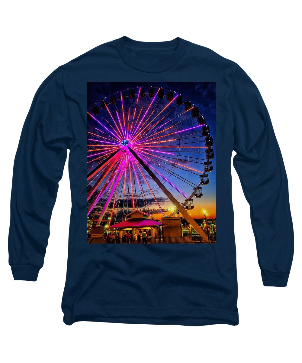 Branson Wheel - Long Sleeve T-Shirt