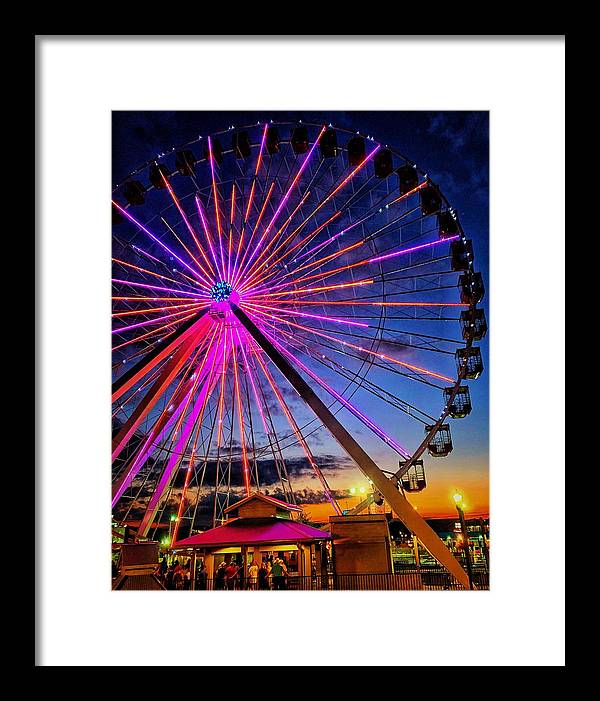 Branson Wheel - Framed Print