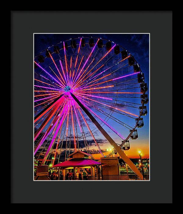 Branson Wheel - Framed Print