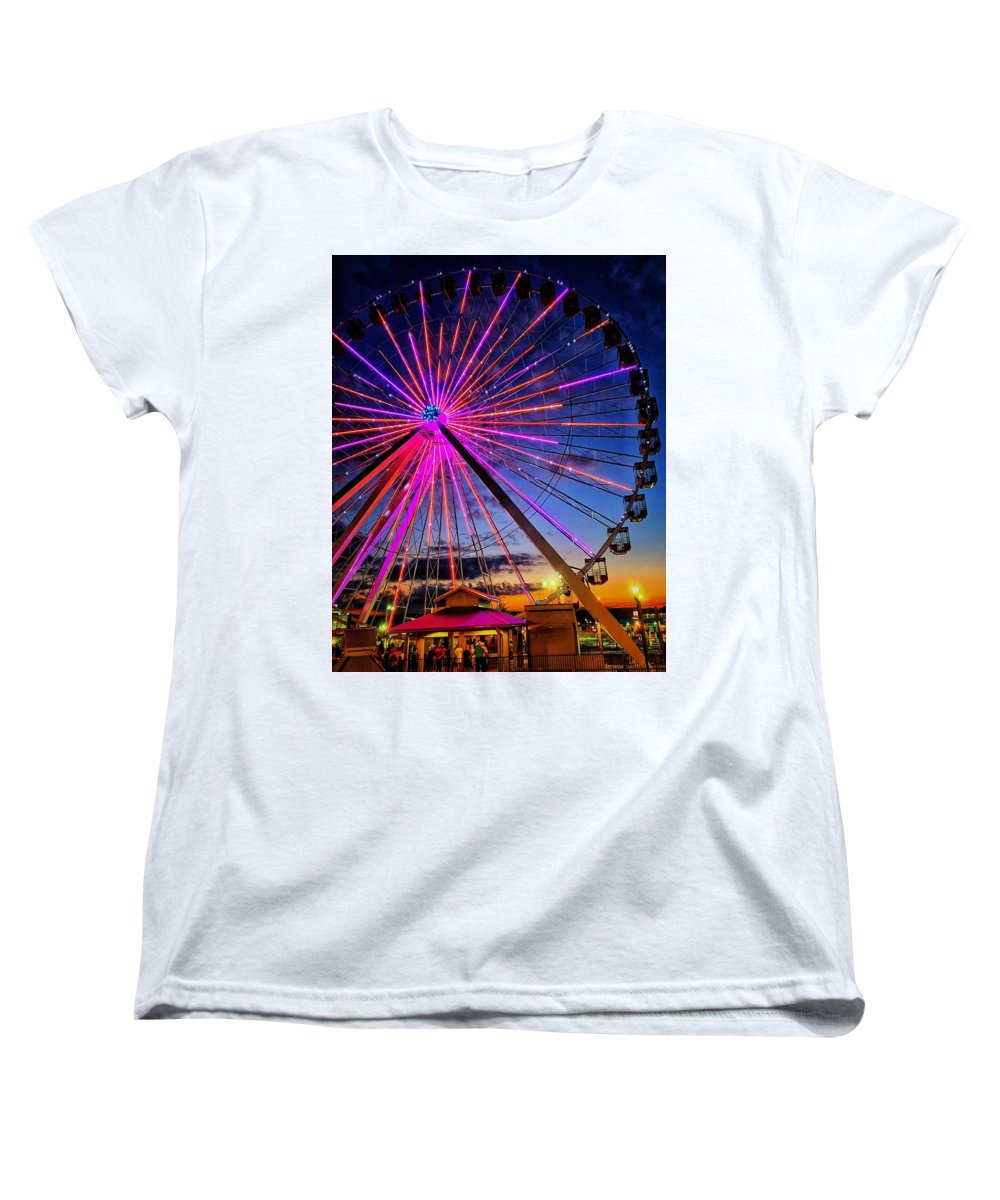 Branson Wheel - Women's T-Shirt (Standard Fit)