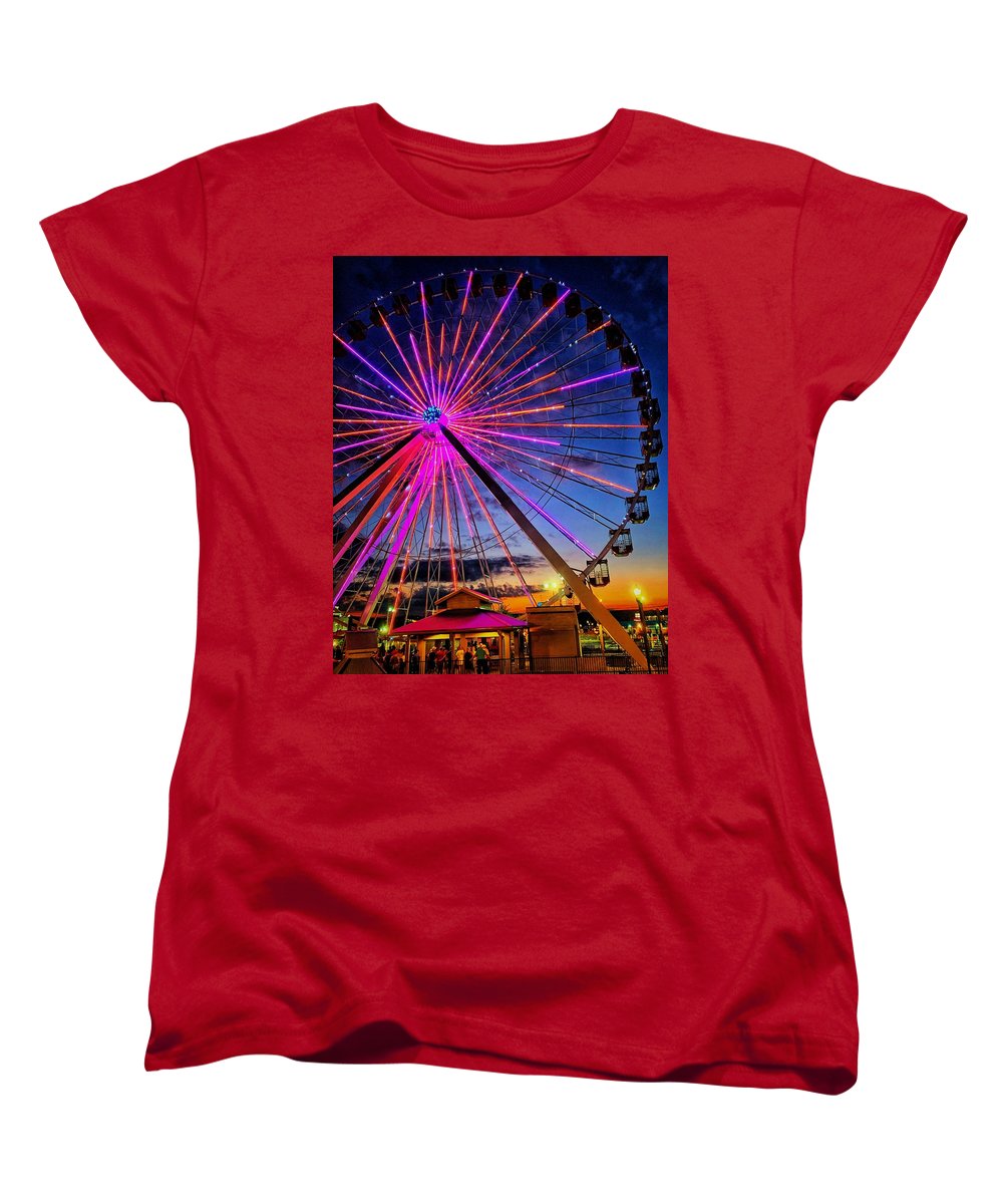 Branson Wheel - Women's T-Shirt (Standard Fit)