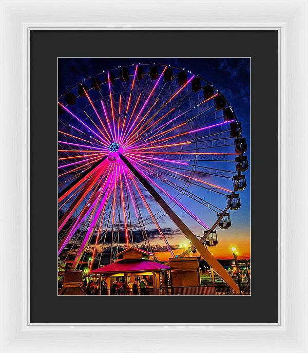 Branson Wheel - Framed Print