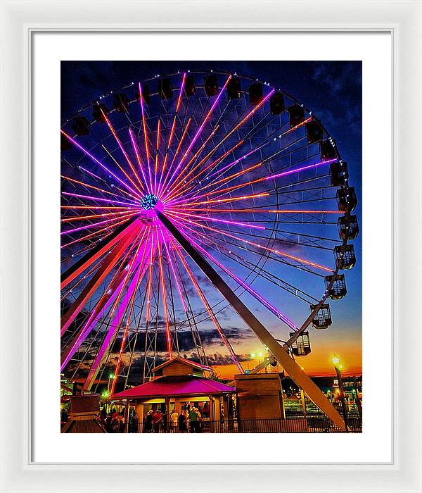 Branson Wheel - Framed Print