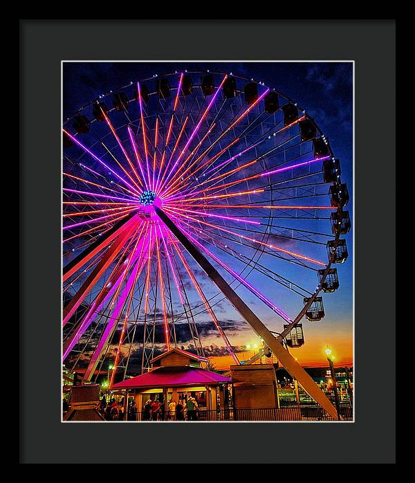 Branson Wheel - Framed Print