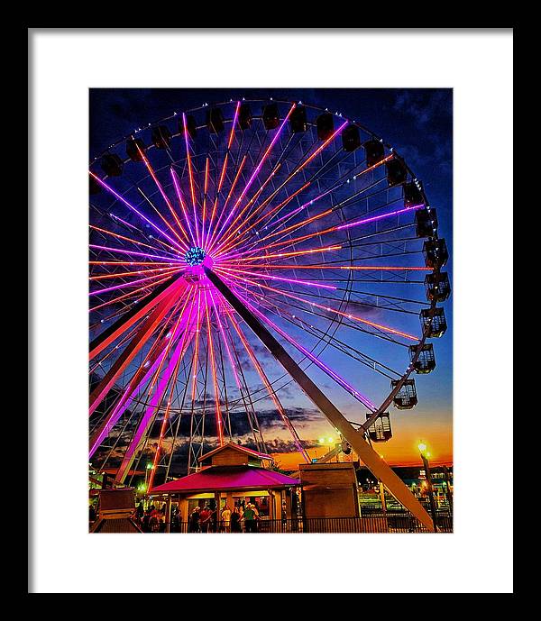 Branson Wheel - Framed Print