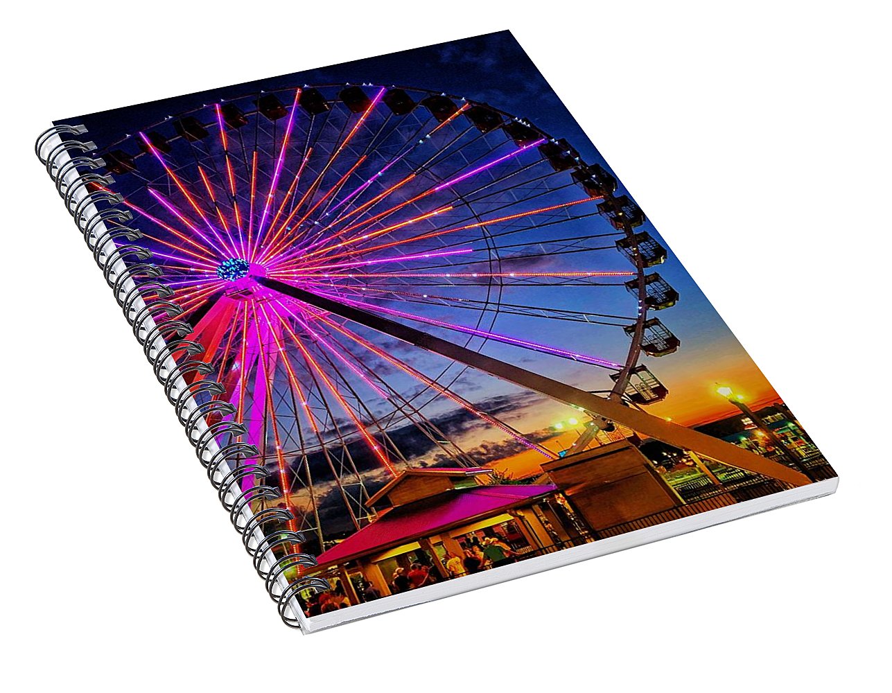 Branson Wheel - Spiral Notebook