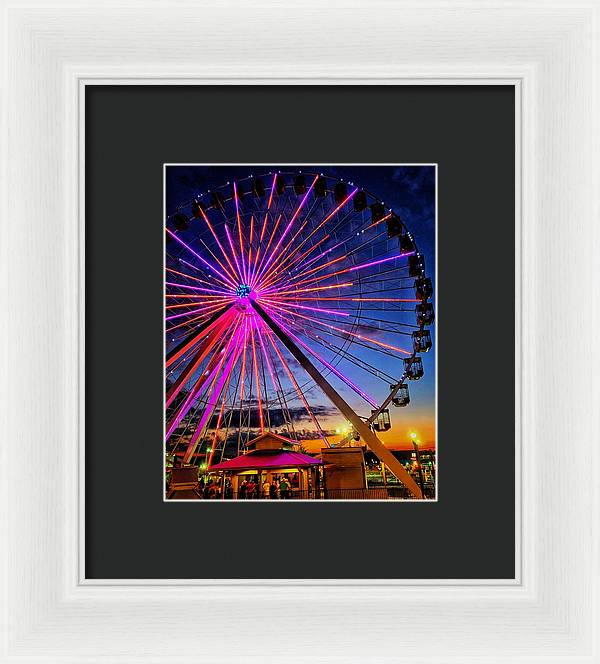 Branson Wheel - Framed Print