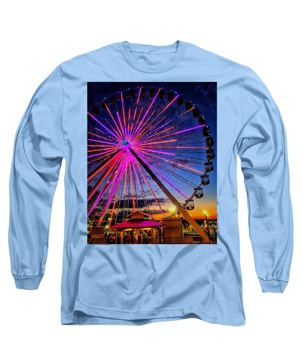 Branson Wheel - Long Sleeve T-Shirt