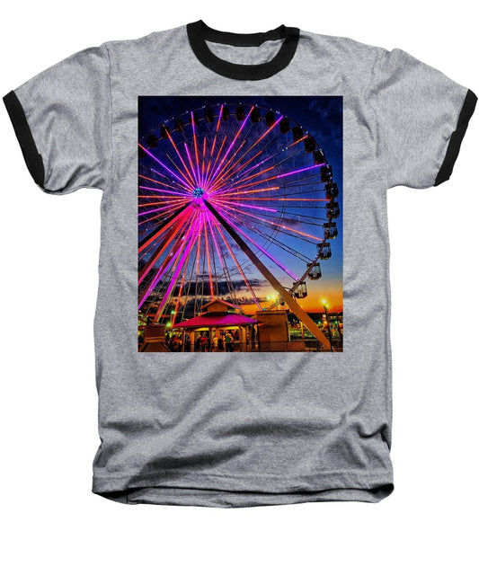 Branson Wheel - Baseball T-Shirt