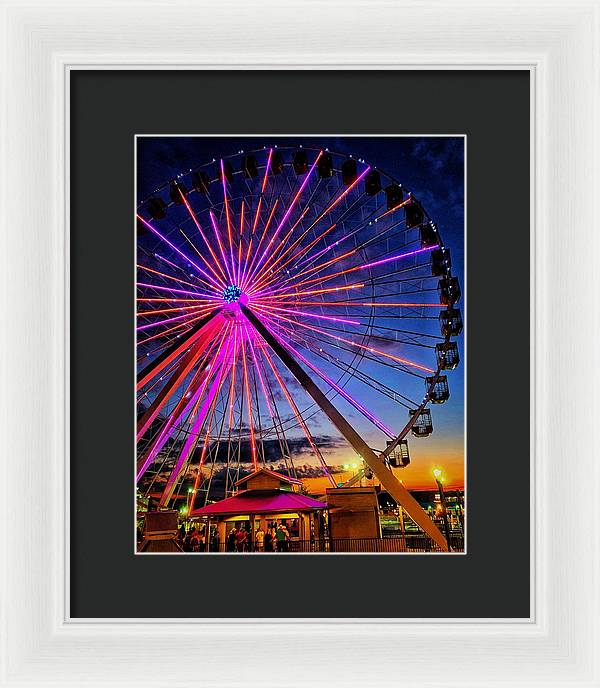 Branson Wheel - Framed Print