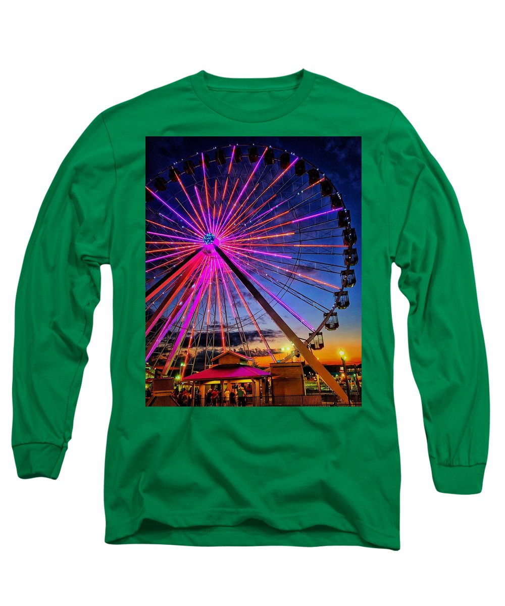 Branson Wheel - Long Sleeve T-Shirt