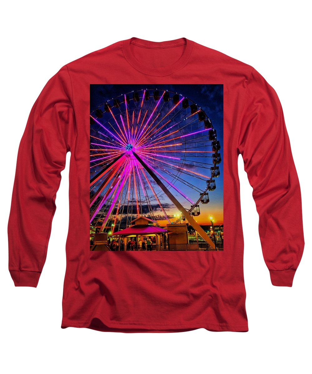 Branson Wheel - Long Sleeve T-Shirt