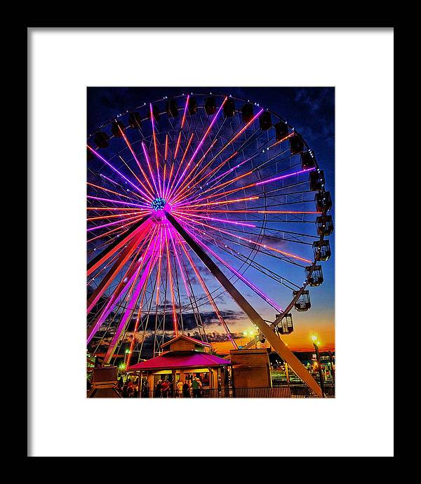 Branson Wheel - Framed Print