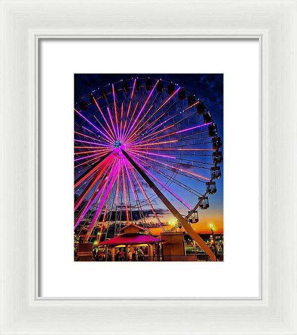 Branson Wheel - Framed Print