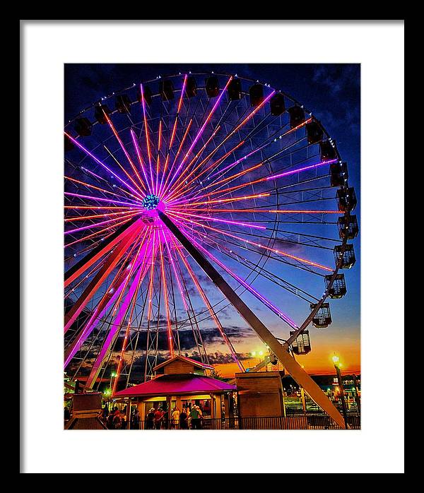 Branson Wheel - Framed Print