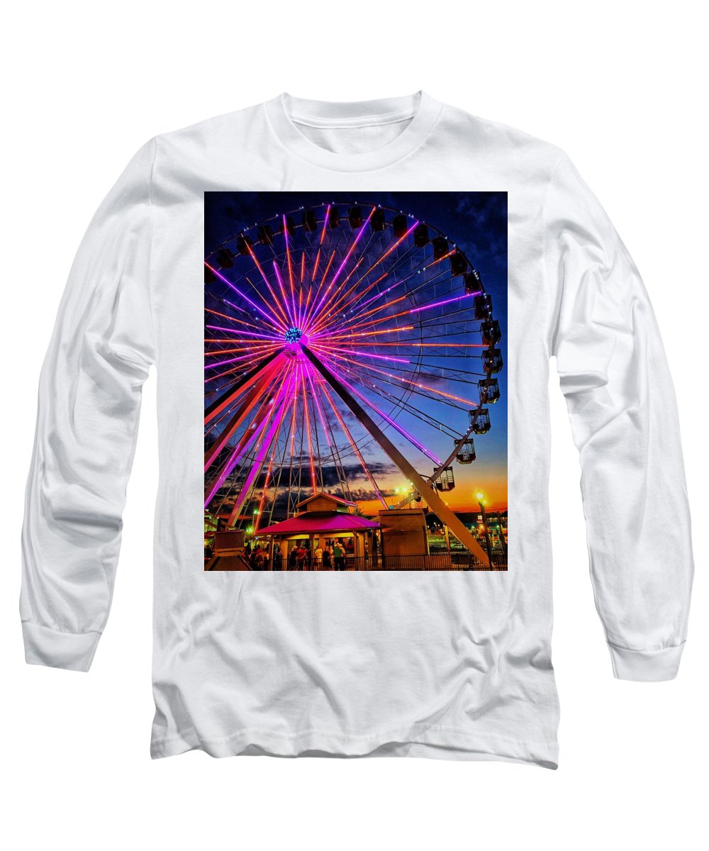 Branson Wheel - Long Sleeve T-Shirt