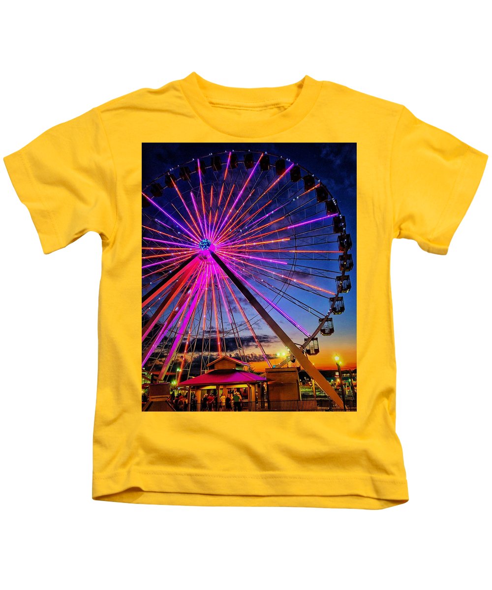 Branson Wheel - Kids T-Shirt