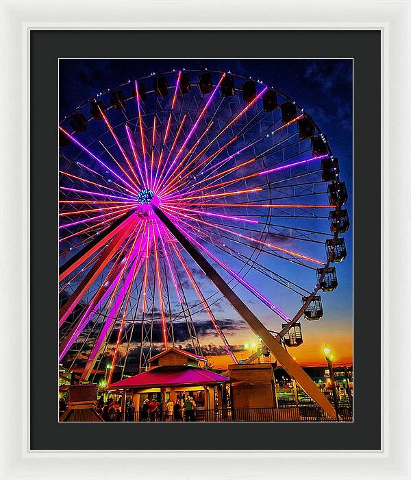 Branson Wheel - Framed Print