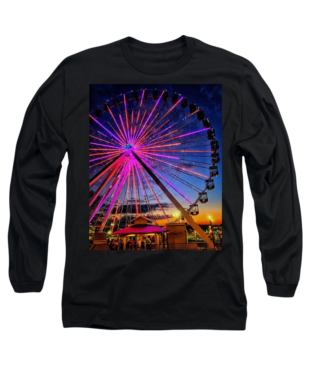 Branson Wheel - Long Sleeve T-Shirt