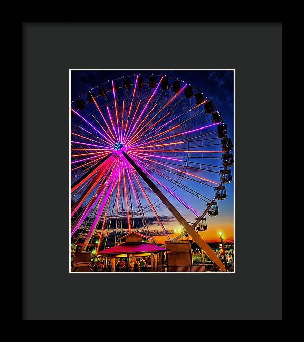 Branson Wheel - Framed Print